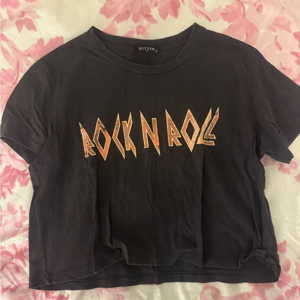 Black Rock N Roll Graphic Tee